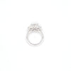 IGI 4.05ct D/VS1 Emerald Cut LAB Diamond Solitaire Ring with Trapezoid Side Stones Set in Platinum