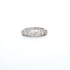 c. 1.20ct H/SI Diamond 7 Stone Ring Set In 18t White Gold