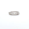 c. 1.20ct H/SI Diamond 7 Stone Ring Set In 18t White Gold