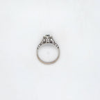 1.23ct Old Round Brilliant Cut Diamond Ring Set in 18ct White Gold