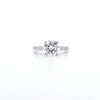 2.00ct D/VS2 LAB Diamond Ring with Diamond Shoulders set in Platinum