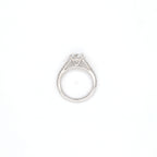 2.00ct D/VS2 LAB Diamond Ring with Diamond Shoulders set in Platinum