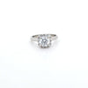 1.05ct D/VS2 LAB Diamond Halo Ring set in Platinum