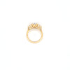 2.02ct D/VS2 Oval Cut LAB Diamond Ring with Pear Shape Side Stones Set in 18ct Yellow Gold