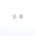 2.00ct F/VS LAB Diamond Stud Earrings Set In White Gold