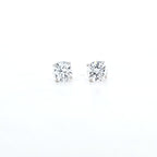 2.00ct F/VS LAB Diamond Stud Earrings Set In White Gold