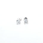 2.00ct F/VS LAB Diamond Stud Earrings Set In White Gold