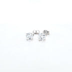 2.00ct F/VS LAB Diamond Stud Earrings Set In White Gold