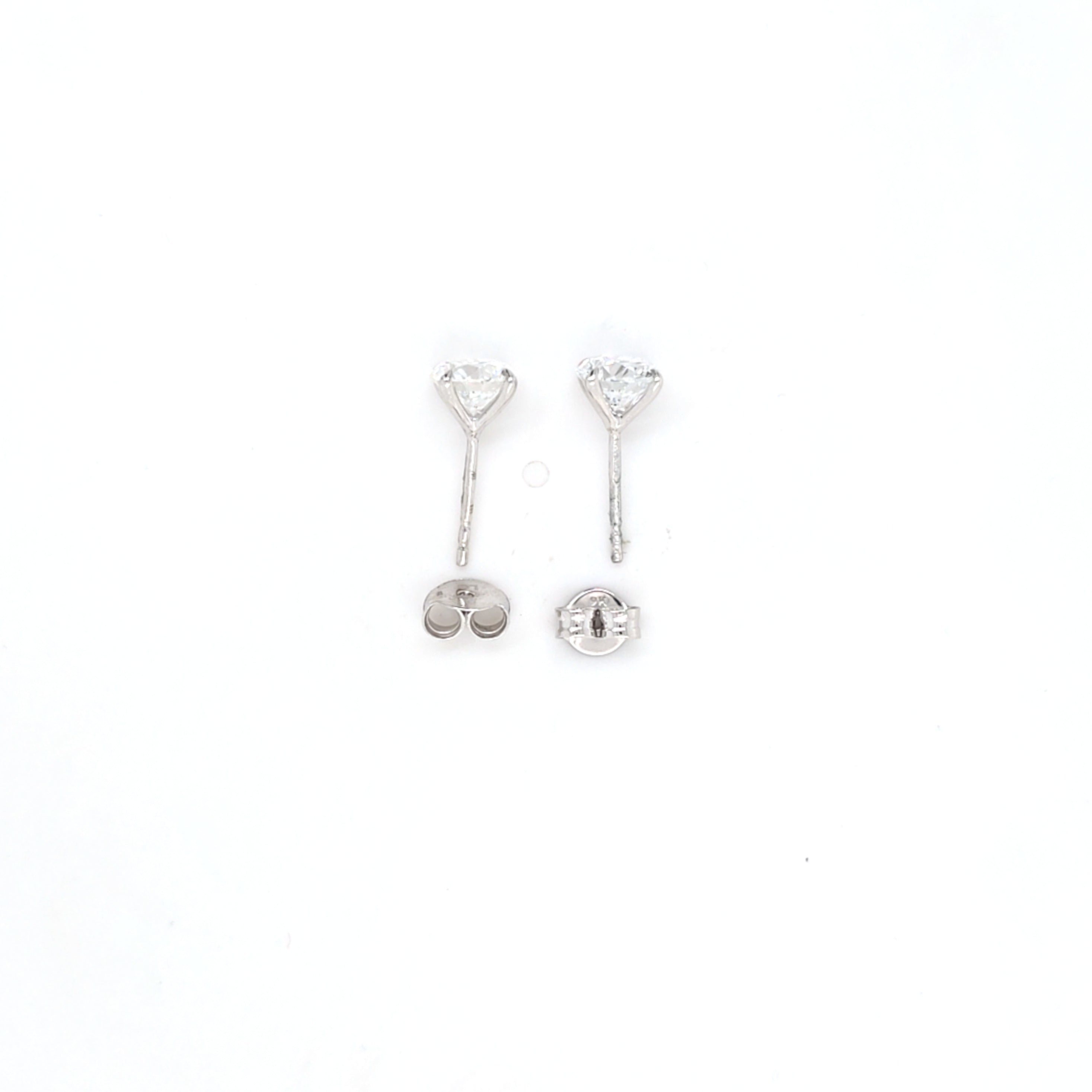 2.00ct F/VS LAB Diamond Stud Earrings Set In White Gold - Montpellier Jewellers