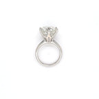 10.02ct Round Brilliant Cut Diamond Solitaire Set in Platinum