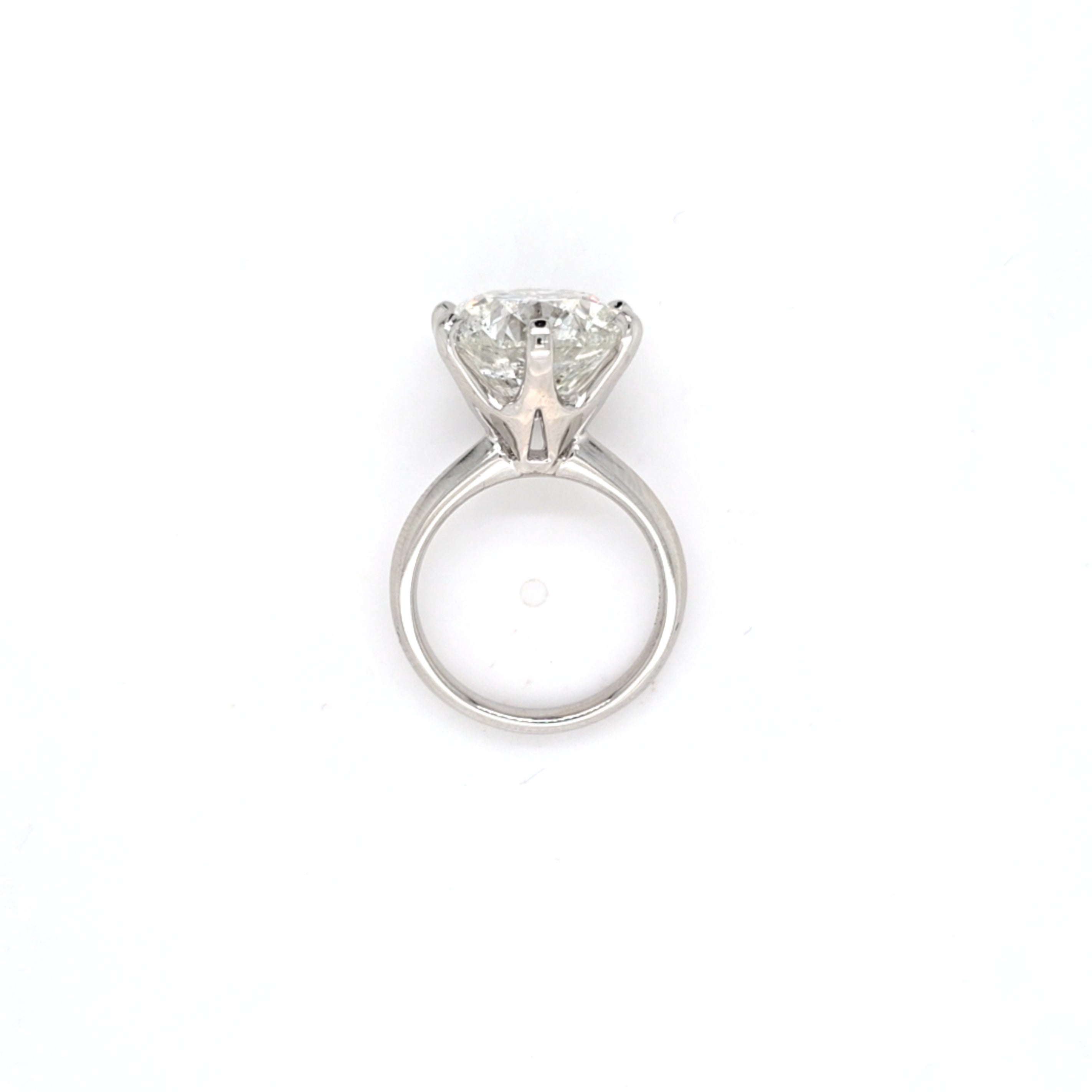 10.02ct Round Brilliant Cut Diamond Solitaire Set in Platinum - Montpellier Jewellers