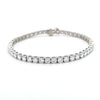 8.03ct LAB Diamond Line Bracelet Set in Platinum