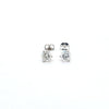 2.06ct H/SI Diamond Stud Earrings Set In White Gold