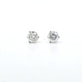 2.06ct H/SI Diamond Stud Earrings Set In White Gold - Montpellier Jewellers