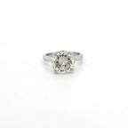 4.15ct Diamond Solitaire set in Platinum