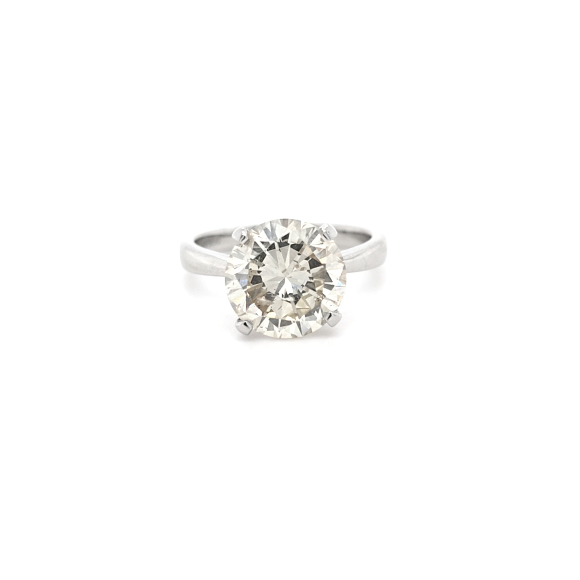 4.15ct Diamond Solitaire set in Platinum