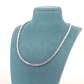 20.05ct LAB Diamond Tennis Necklace Set in 9ct White Gold - Montpellier Jewellers