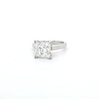 3.03ct Princess Cut Diamond Solitaire set in 18ct White Gold