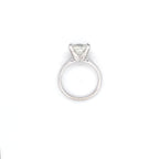3.03ct Princess Cut Diamond Solitaire set in 18ct White Gold