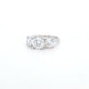 2.75ct F/VS1 Round Brilliant Cut LAB Diamond 3 Stone Ring Set in White Gold