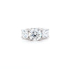 5.61ct F/VS1 Round Brilliant Cut LAB Diamond 3 Stone Ring Set in White Gold