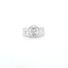 3.53ct F/VS1 Oval Brilliant Cut LAB Diamond 3 Stone Ring Set in White Gold