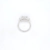 3.59ct D/VS1 Radiant Cut LAB Diamond 3 Stone Ring Set in White Gold