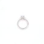 IGI 1.58ct D/VS2 Oval Shape LAB Diamond Ring with Diamond Shoulders set in Platinum - Montpellier Jewellers