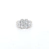 IGI 3.07ct D/VS1 Radiant Cut LAB Diamond Solitaire Ring with Trapezoid Side Stones Set in Platinum - Montpellier Jewellers