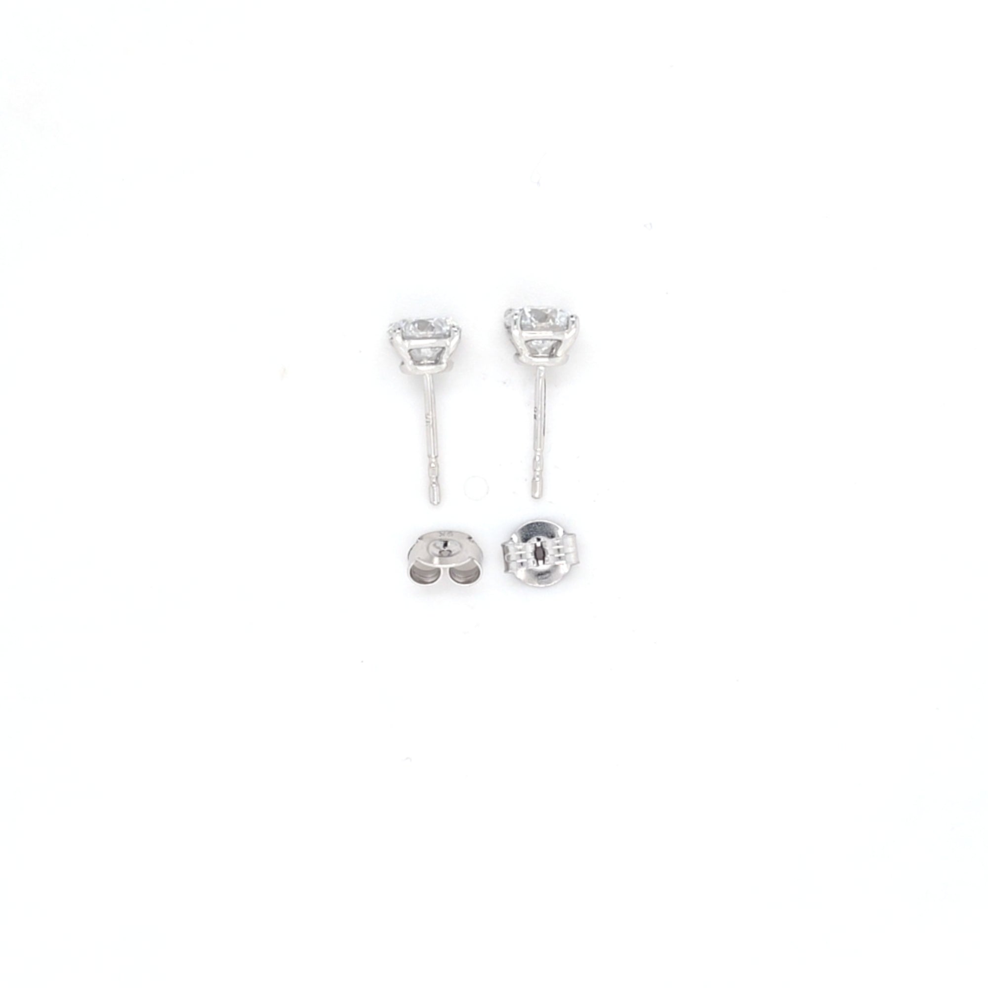 1.50ct F/VS LAB Diamond Stud Earrings Set In White Gold - Montpellier Jewellers
