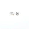 2.06ct F/VS LAB Diamond Stud Earrings Set In Yellow Gold - Montpellier Jewellers