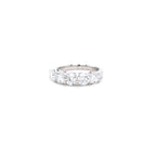 2.01ct F/VS LAB Diamond 5 Stone Ring Set In Platinum - Montpellier Jewellers