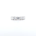 2.01ct F/VS LAB Diamond 5 Stone Ring Set In Platinum - Montpellier Jewellers