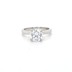 IGI 2.01ct D/VVS2 LAB Diamond Solitaire Set In Platinum - Montpellier Jewellers