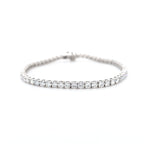 6.00ct LAB Diamond Line Bracelet Set in White Gold - Montpellier Jewellers