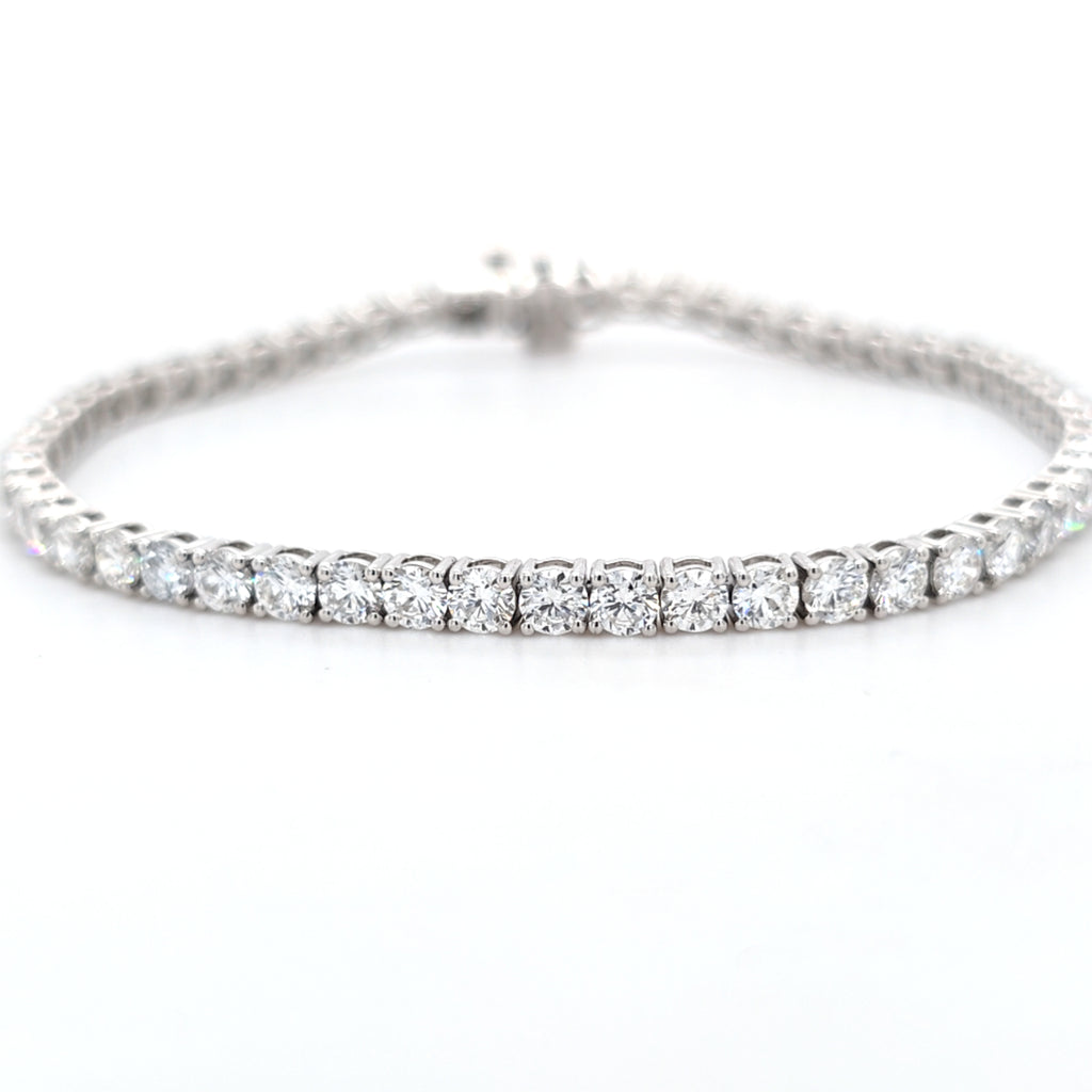 6.00ct LAB Diamond Line Bracelet Set in White Gold - Montpellier Jewellers