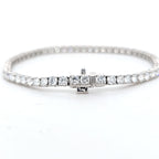 6.00ct LAB Diamond Line Bracelet Set in White Gold - Montpellier Jewellers
