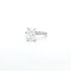 IGI 3.02ct D/VS1 Radiant Cut LAB Diamond Solitaire set in Platinum with Diamond Shoulders - Montpellier Jewellers