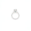 IGI 3.02ct D/VS1 Radiant Cut LAB Diamond Solitaire set in Platinum with Diamond Shoulders - Montpellier Jewellers