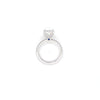 IGI 3.02ct D/VS1 Radiant Cut LAB Diamond Solitaire set in Platinum with Diamond Shoulders - Montpellier Jewellers