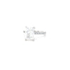 IGI 3.01ct D/VS2 Radiant Cut LAB Diamond Solitaire set in Platinum with Diamond Shoulders & Ruby Accent Stone - Montpellier Jewellers