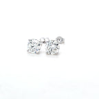 5.04ct G/VS LAB Diamond Stud Earrings Set In White Gold - Montpellier Jewellers