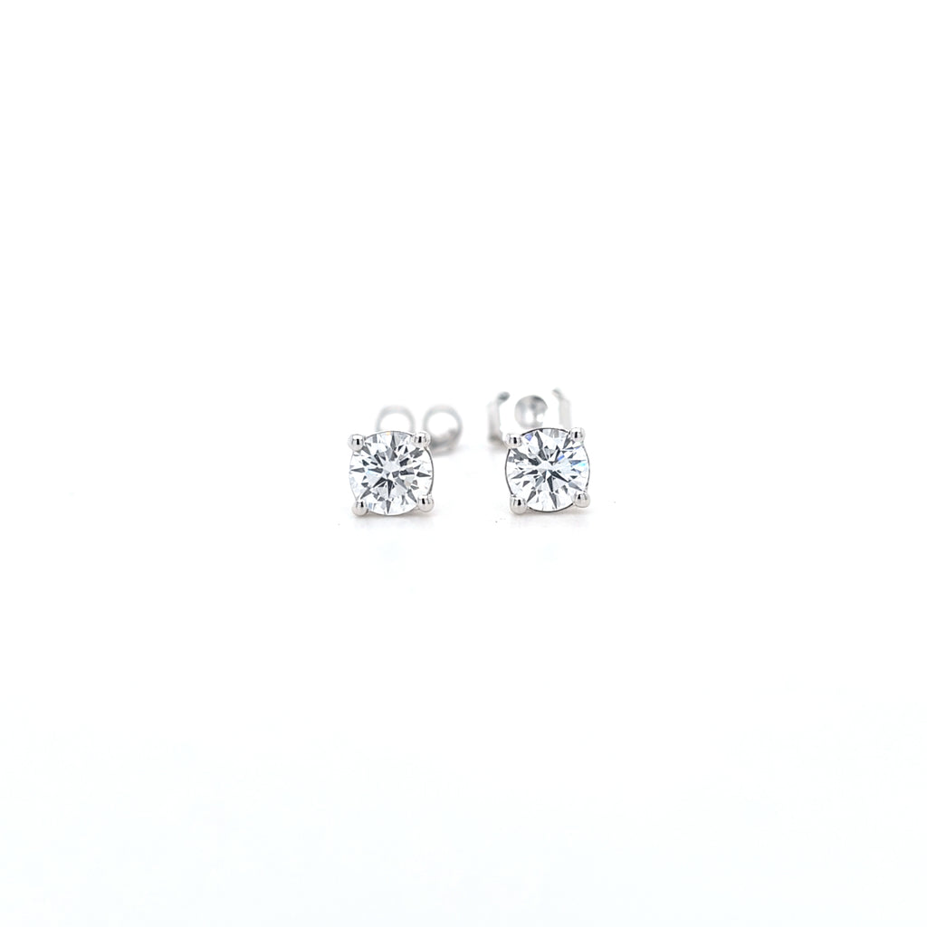 0.82ct LAB Diamond Stud Earrings Set In White Gold - Montpellier Jewellers