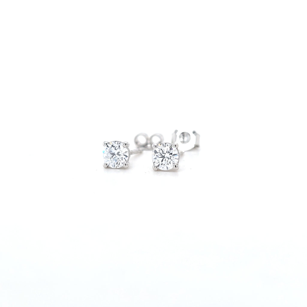 0.82ct LAB Diamond Stud Earrings Set In White Gold - Montpellier Jewellers