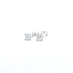 0.82ct LAB Diamond Stud Earrings Set In White Gold - Montpellier Jewellers
