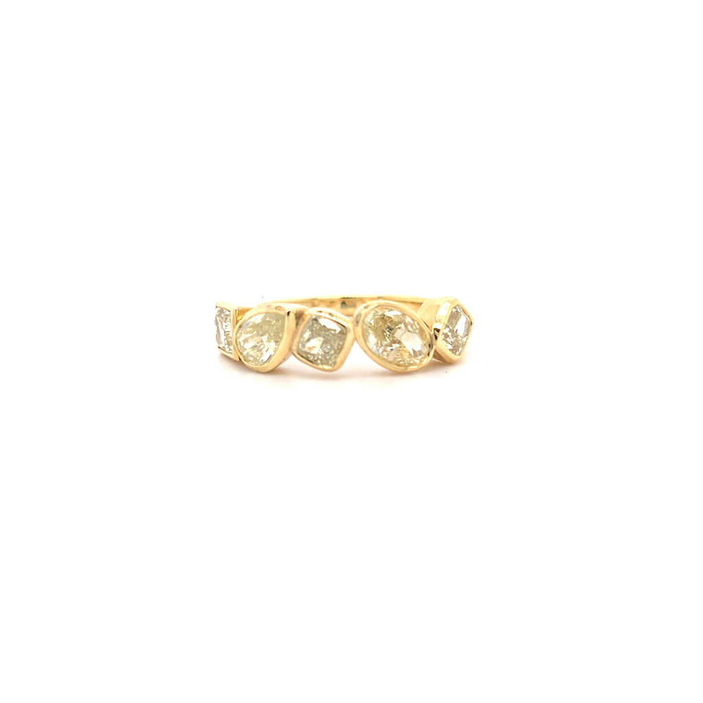 2.20ct Natural Fancy Yellow Diamond Ring Set in 18ct Yellow Gold - Montpellier Jewellers