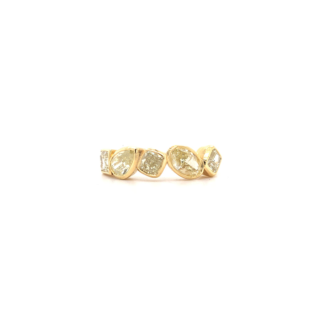 2.20ct Natural Fancy Yellow Diamond Ring Set in 18ct Yellow Gold - Montpellier Jewellers