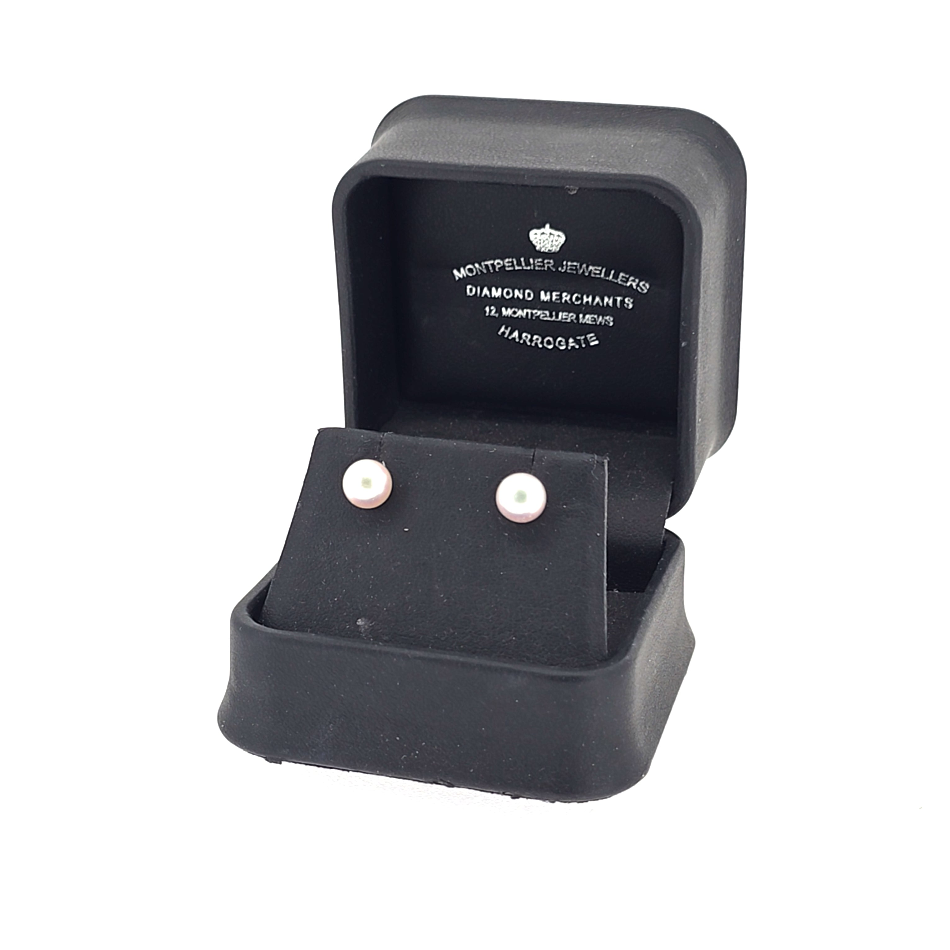 Classic Pearl Stud Earrings AAA Quality Akoya Pearls 6.0mm - 6.5mm - Montpellier Jewellers