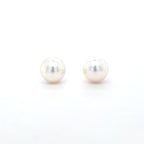 Classic Pearl Stud Earrings AAA Quality Akoya Pearls 8.5mm - 9.0mm - Montpellier Jewellers