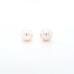 Classic Pearl Stud Earrings AAA Quality Akoya Pearls 9.0mm - 9.5mm - Montpellier Jewellers
